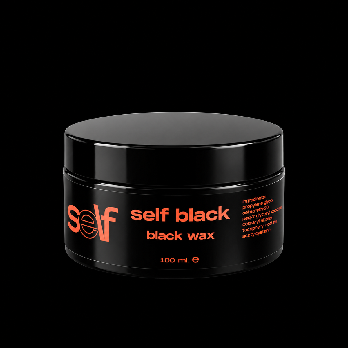 Self Black Wax